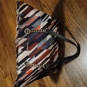 Calvin Klein fabric shoulder bag fall colors